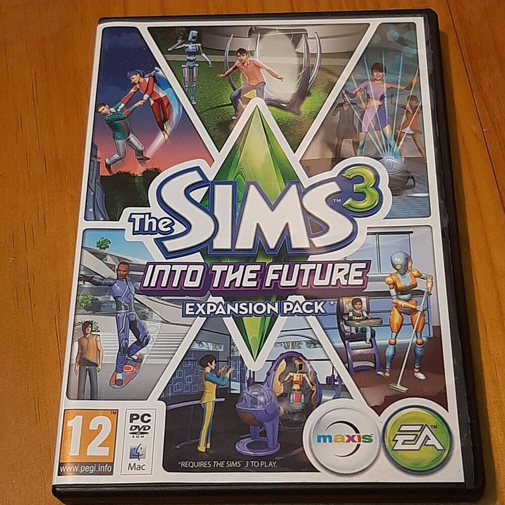 The Sims 3: Into the Future Expansion Pack PC Mac DVD Rom Maxis Ea